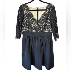 Eliza J Elegant Black Lace Dress size 14